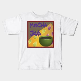 Lispe Coffee Collection Mocha Java Kids T-Shirt